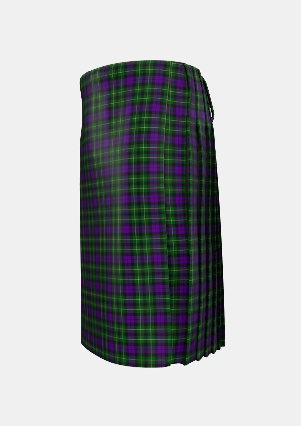 Traditional_Abercrombie_Wilsons_No2_64_Tartan_1048_kilt_left_image_with_pleated_design_and_adjustable_buckles_for_men