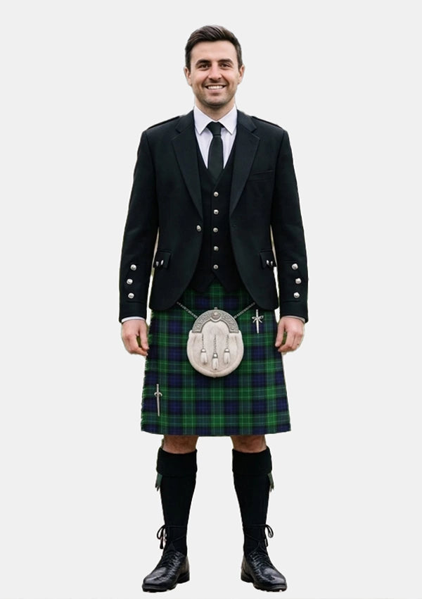 Traditional_Abercrombie_tartan_241_Kilt_and_Argyle_Jacket_Kilt_Outfits_front_image