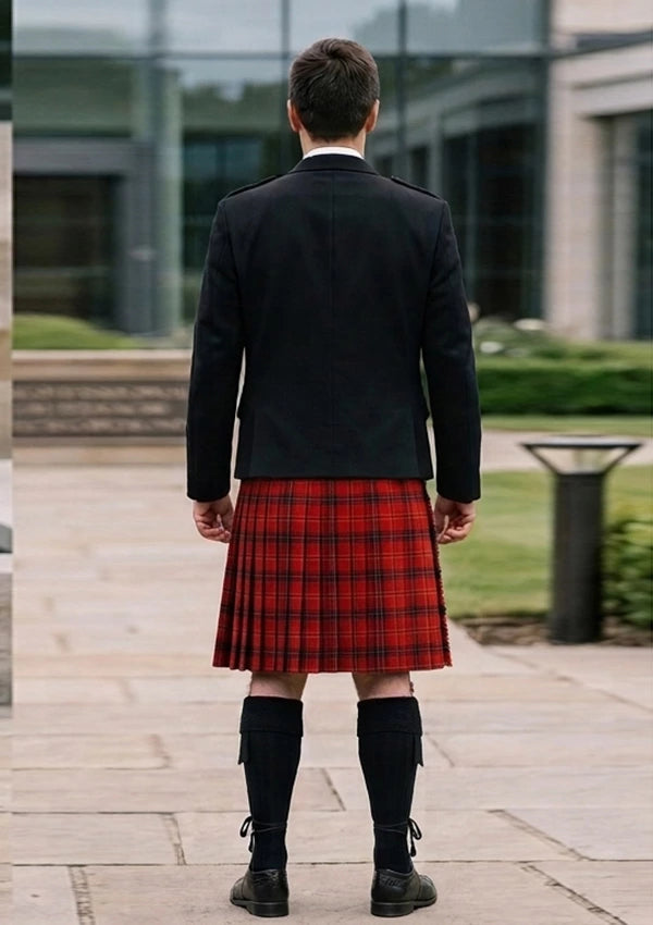 Traditional_Aberdeen_Football_Club_Tartan_2892_Kilt_and_Argyle_Jacket_Kilt_Outfit_back_image