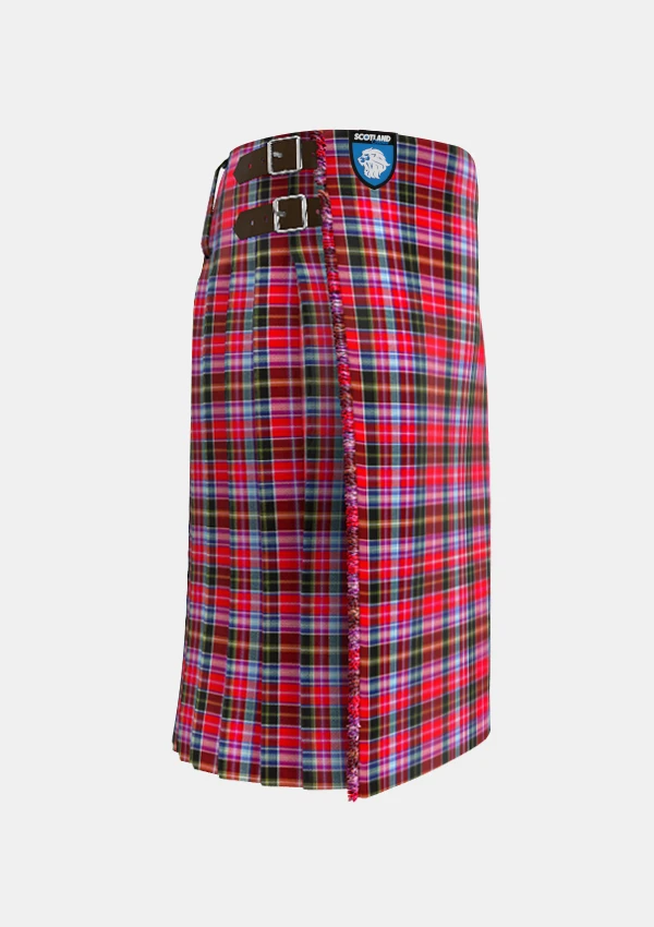 Traditional_Aberdeen_tartan_right_image_with_pleated_design_and_adjustable_buckles_for_men