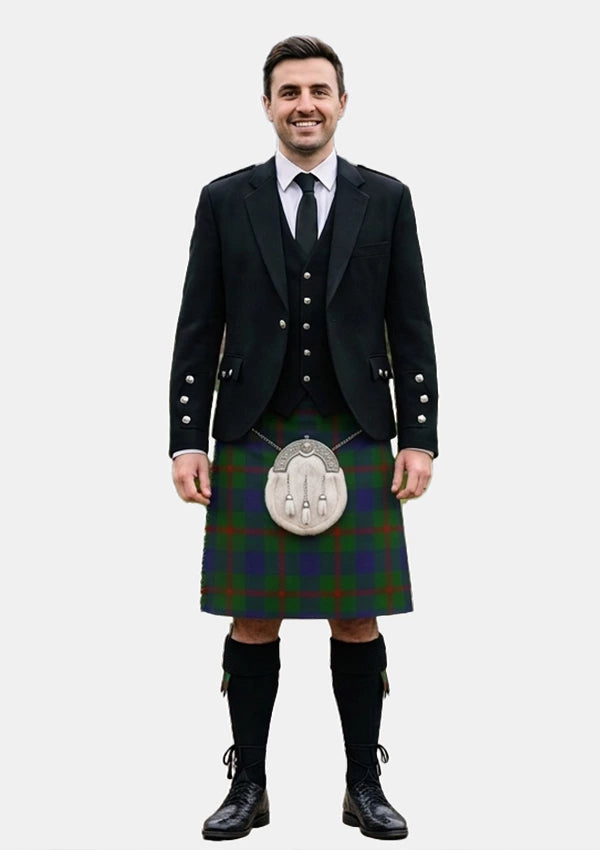 Traditional_Agnew_tartan_182_Kilt_and_Argyle_Jacket_Kilt_Outfits_front_image