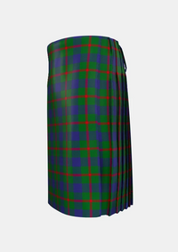 Traditional_Agnew_tartan_182_left_image_with_pleated_design_and_adjustable_buckles_for_men