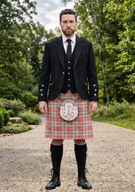 Traditional_Ailsa_Pink_Tartan_7587_Kilt_and_Argyle_Jacket_Kilt_Outfit_front_image