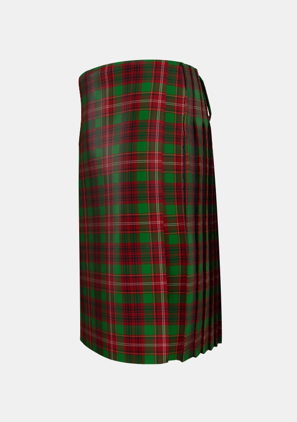 Traditional_Ainslie_2_Tartan_2673_kilt_left_image_with_pleated_design_and_adjustable_buckles_for_men