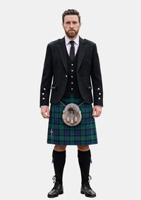Traditional_Aitchison_Family_Kinghorn_Tartan_10686_Kilt_and_Argyle_Jacket_Kilt_Outfits_front_image