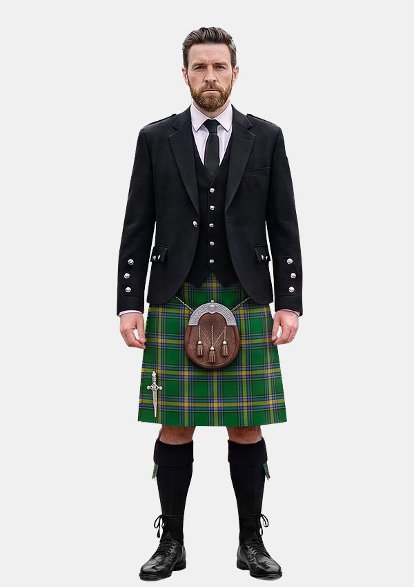 Traditional_Alberta_Tartan_2055_Kilt_and_Argyle_Jacket_Kilt_Outfits_front_image