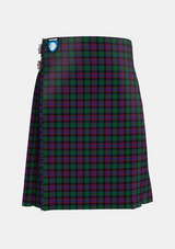 Traditional_Alexander_Hunting_Personal_Tartan_411_kilt_front_image_with_pleated_design_and_adjustable_buckles_for_men