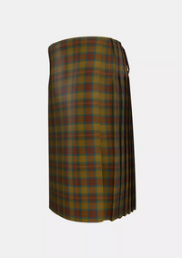 Traditional_Allen_Northumbrian_Hunting_Tartan_10573_kilt_left_image_with_pleated_design_and_adjustable_buckles_for_men