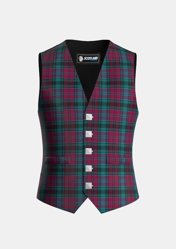 Traditional_Alma_College_Tartan_Waistcoat_front_image