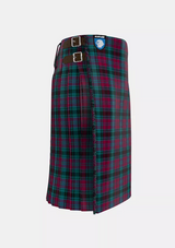 Traditional_Alma_College_Tartan_kilt_right_image_with_pleated_design_and_adjustable_buckles_for_men