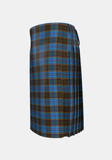 Traditional_Anderson_Coulson_Bonner_2_Tartan_1350_kilt_left_image_with_pleated_design_and_adjustable_buckles_for_men