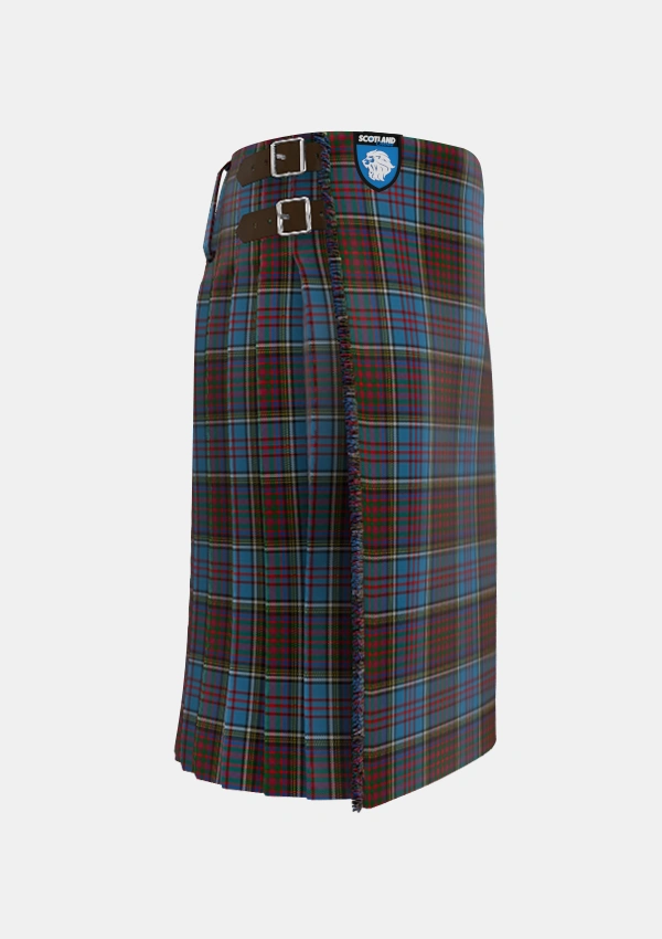 Traditional_Anderson_Highland_Society_of_London_Tartan_1397_kilt_right_image_with_pleated_design_and_adjustable_buckles_for_men