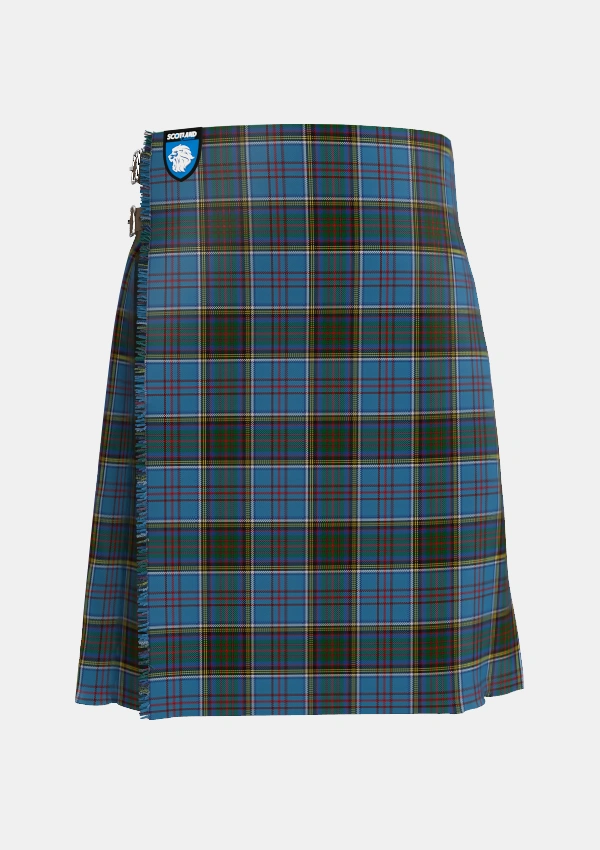 Traditional_Anderson_MacGregor_Hastie_2_Tartan_1349_kilt_front_image_with_pleated_design_and_adjustable_buckles_for_men