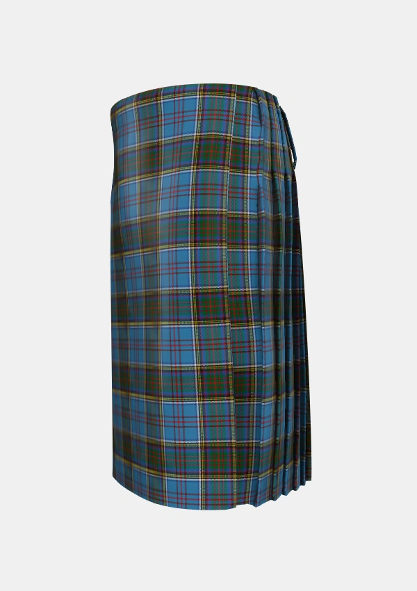 Traditional_Anderson_MacGregor_Hastie_2_Tartan_1349_kilt_left_image_with_pleated_design_and_adjustable_buckles_for_men