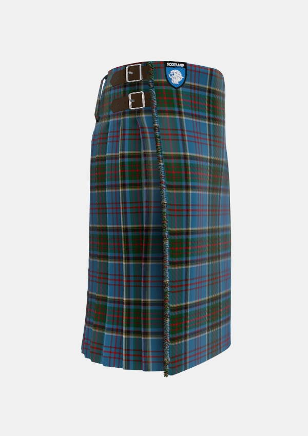 Traditional_Anderson_Old_Makinlay_Tartan_1347_kilt_right_image_with_pleated_design_and_adjustable_buckles_for_men