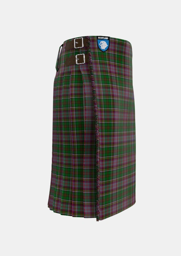 Traditional_Anderson_of_Kinneddar_Hunting_Tartan_1396_kilt_right_image_with_pleated_design_and_adjustable_buckles_for_men