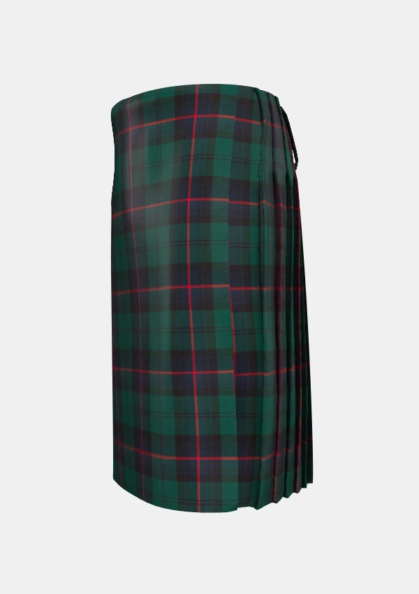 Traditional_Armstrong_tartan_left_image_with_pleated_design_and_adjustable_buckles_for_men