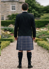 Traditional_Arran_Mist_tartan_11544_Kilt_and_Argyle_Jacket_Kilt_Outfit_back_image