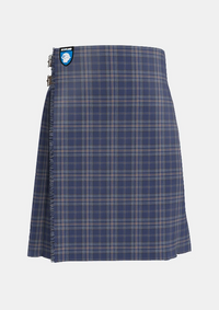 Traditional_Arran_Mist_tartan_front_image_with_pleated_design_and_adjustable_buckles_for_men