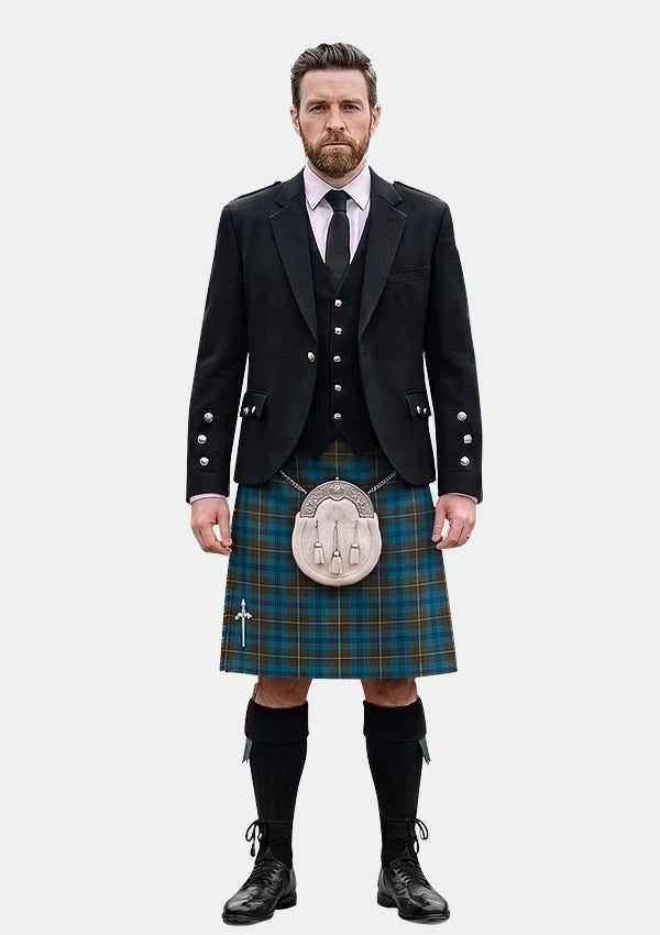 Traditional_Auld_Lang_Syne_Tartan_Kilt_and_Argyle_Jacket_Kilt_Outfits_front_image