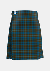Traditional_Auld_Lang_Syne_Tartan_kilt_240_front_image_with_pleated_design_and_adjustable_buckles_for_men