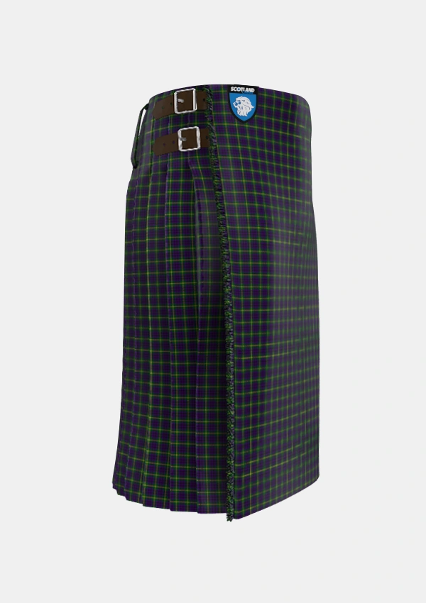 Traditional_Austin_Wilsons_No173_Tartan_306_kilt_right_image_with_pleated_design_and_adjustable_buckles_for_men