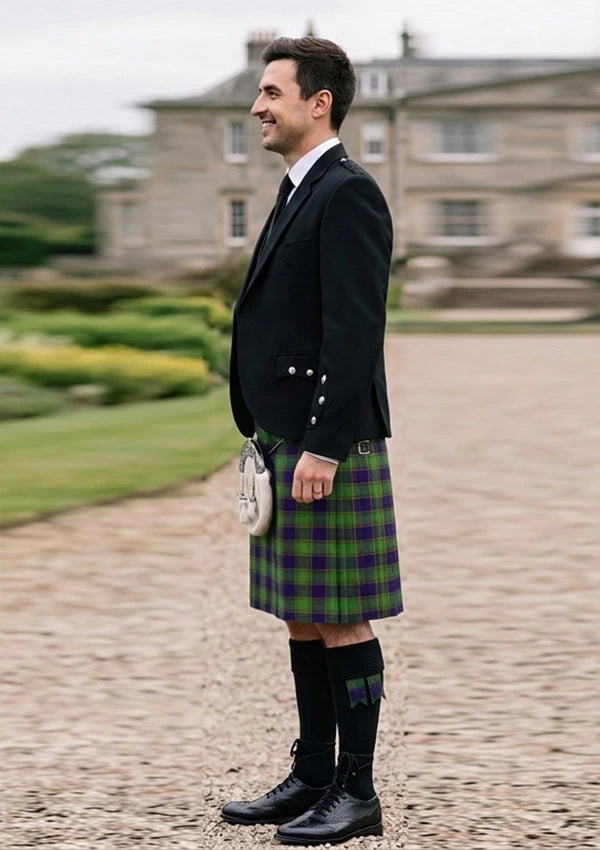 Traditional_Ayrshire_tartan_436_Kilt_and_Argyle_Jacket_Kilt_Outfit_left_image