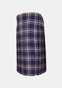 Traditional_Baker_Tartan_kilt_613_left_image_with_pleated_design_and_adjustable_buckles_for_men