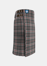 Traditional_Balmoral_tartan_right_image_with_pleated_design_and_adjustable_buckles_for_men