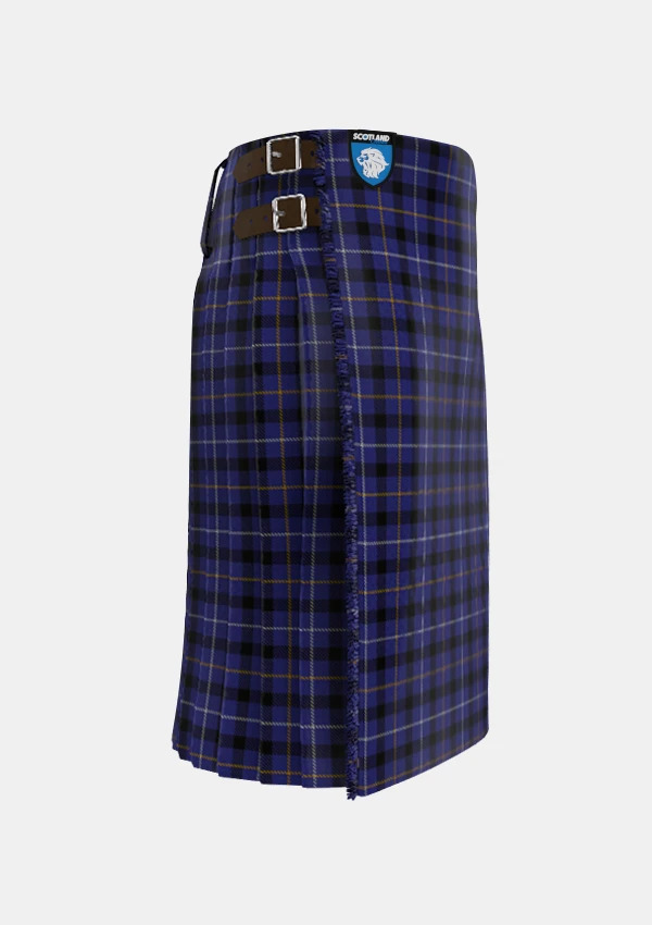 Traditional_Bank_of_Scotland_Tartan_kilt_2462_right_image_with_pleated_design_and_adjustable_buckles_for_men