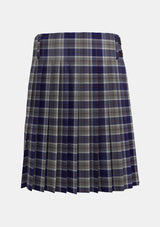 Traditional_Bannockbane_Silver_Tartan_kilt_595_back_image_with_pleated_design_and_adjustable_buckles_for_men