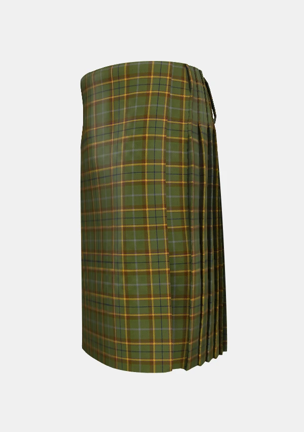 Traditional_Beattie_Tartan_kilt_13259_left_image_with_pleated_design_and_adjustable_buckles_for_men