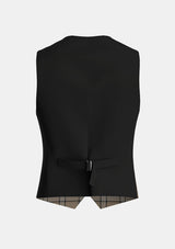 Traditional_Beige_tartan_Waistcoat_back_image