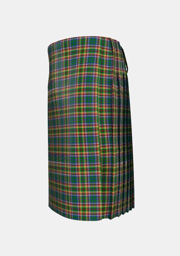 Traditional_Belwade_Tartan_kilt_left_image_with_pleated_design_and_adjustable_buckles_for_men