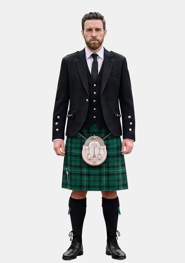 Traditional_Birse_Tartan_1087_Kilt_and_Argyle_Jacket_Kilt_Outfits_front_image