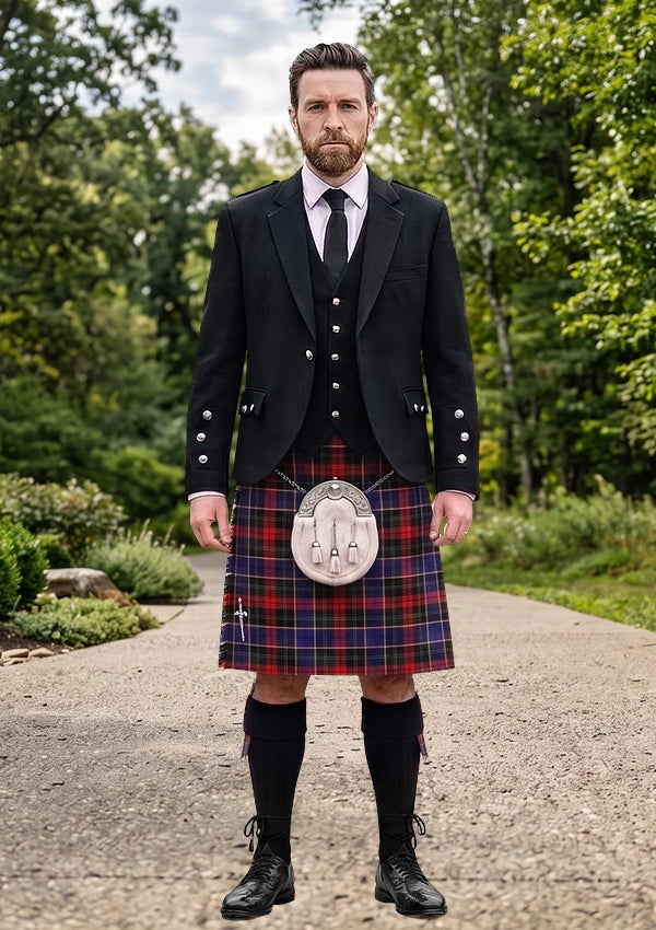 Traditional_Bishop_Tartan_6798_Kilt_and_Argyle_Jacket_Kilt_Outfit_front_image