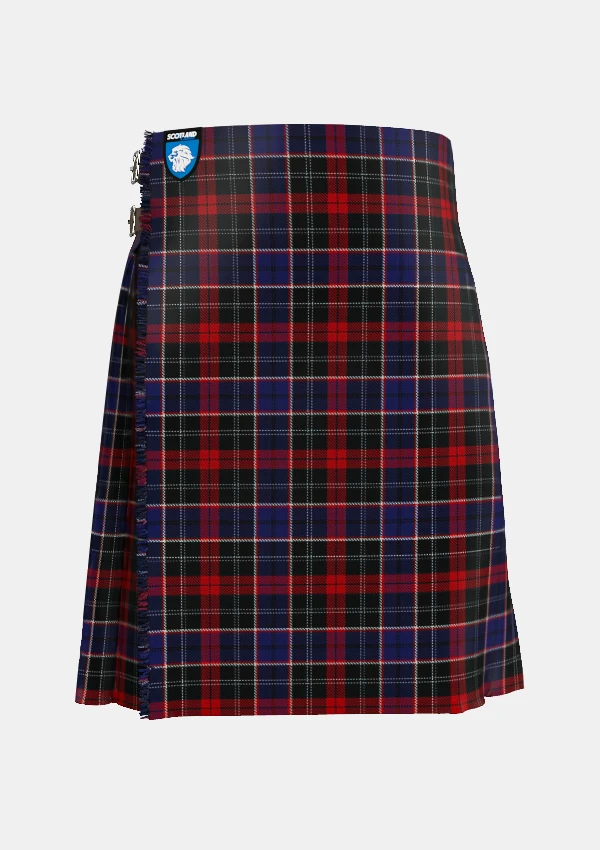 Traditional_Bishop_Tartan_kilt_6798_front_image_with_pleated_design_and_adjustable_buckles_for_men