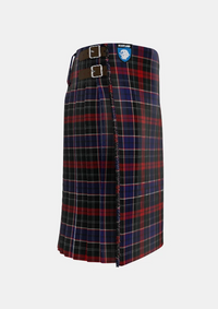 Traditional_Bishop_Tartan_kilt_6798_right_image_with_pleated_design_and_adjustable_buckles_for_men
