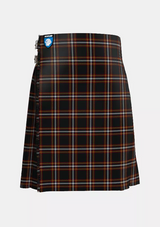 Traditional_Black_Country_Tartan_kilt_front_image_with_pleated_design_and_adjustable_buckles_for_men