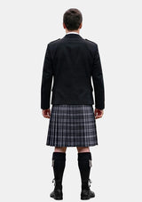 Traditional_Black_Scottish_National_Tartan_Kilt_and_Argyle_Jacket_Kilt_Outfits_back_image