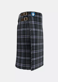 Traditional_Black_Scottish_National_Tartan_kilt_right_image_with_pleated_design_and_adjustable_buckles_for_men