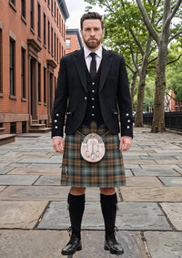 Traditional_Black_Watch_Weathered_Tartan_Kilt_and_Argyle_Jacket_Kilt_Outfit_front_image