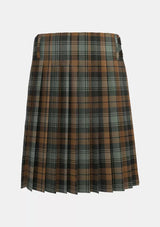 Traditional_Black_Watch_Weathered_Tartan_kilt_back_image_with_pleated_design_and_adjustable_buckles_for_men