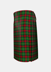Traditional_Blackstock_Hunting_Tartan_1120_kilt_left_image_with_pleated_design_and_adjustable_buckles_for_men