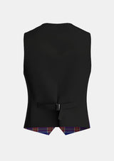 Traditional_Blue_Rust_Tartan_Waistcoat_back_image