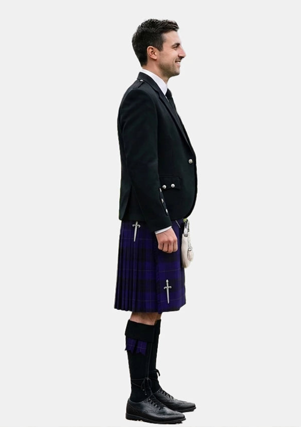 Traditional_Blue_Spirit_tartan_7001_Kilt_and_Argyle_Jacket_Kilt_Outfits_right_image