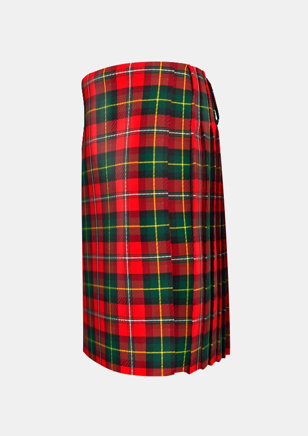 Traditional_Body_Modern_Tartan_kilt_left_image_with_pleated_design_and_adjustable_buckles_for_men