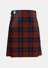 Traditional_Bonner_or_Bonnar_Tartan_kilt_front_image_with_pleated_design_and_adjustable_buckles_for_men