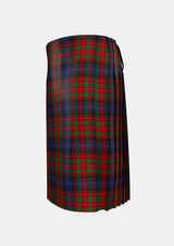 Traditional_Bonner_or_Bonnar_Tartan_kilt_left_image_with_pleated_design_and_adjustable_buckles_for_men