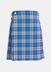 Traditional_Bonnie_Sky_Tartan_13255_kilt_front_image_with_pleated_design_and_adjustable_buckles_for_men